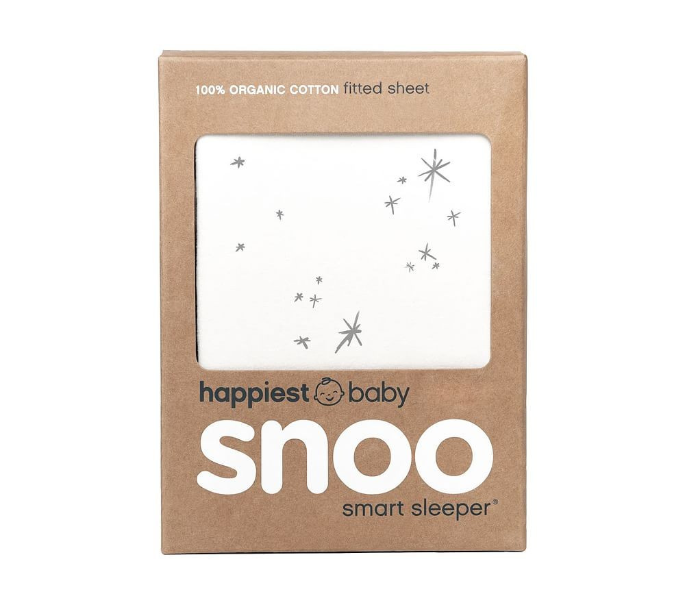 SNOO Bassinet Fitted Sheet, Ivory Galaxy | Pottery Barn Kids