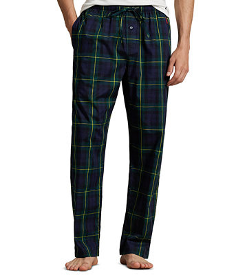Men's Yarn-Dyed Pajama Pants | Macy's