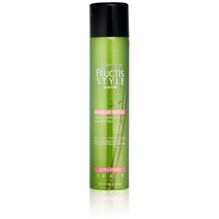 1pc Garnier Fructis AntiHumidity Hairspray UV Color Shield Ultra Strong 8.25oz | Walmart (US)