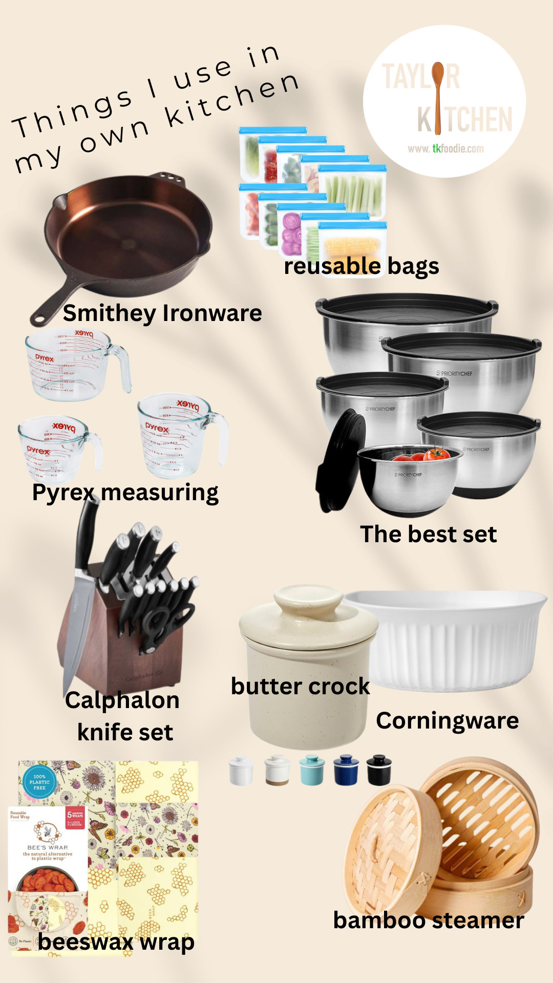 Here are some favorite things I have & use in my own kitchen.  I hope you find this helpful since these come in quite handy for me😊 

 #LTKfoodie #LTKHome