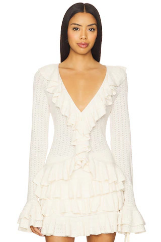 Show Me Your Mumu Marley Top in Cream Pointelle from Revolve.com | Revolve Clothing (Global)