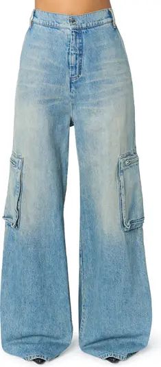 AMIRI High Waist Wide Leg Cargo Jeans | Nordstrom | Nordstrom