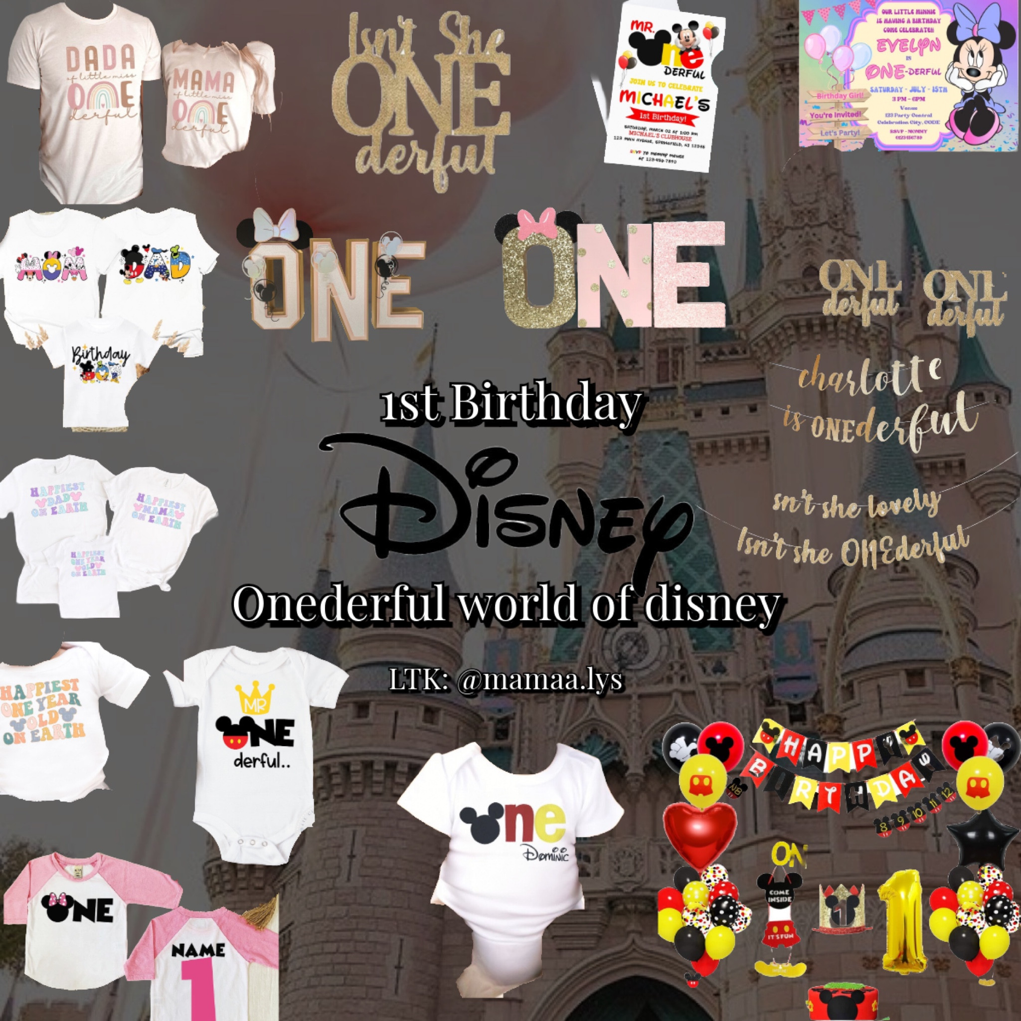 Onederful world of Disney | Disney first birthday ✨

#LTKkids #LTKparties #LTKfamily
