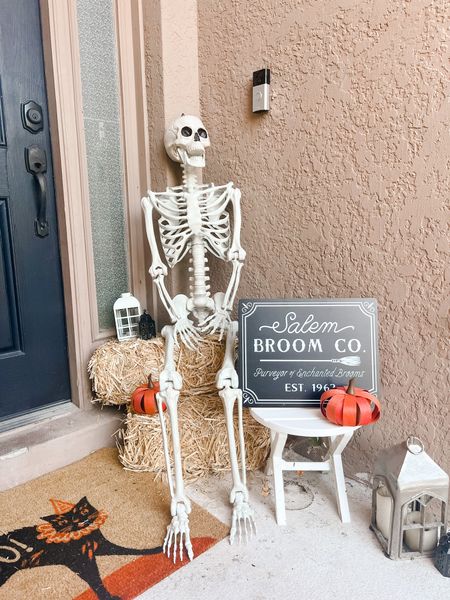 Loving this Skeleton! Simple Halloween Front Porch decor 

#LTKHoliday #LTKSeasonal #LTKHalloween