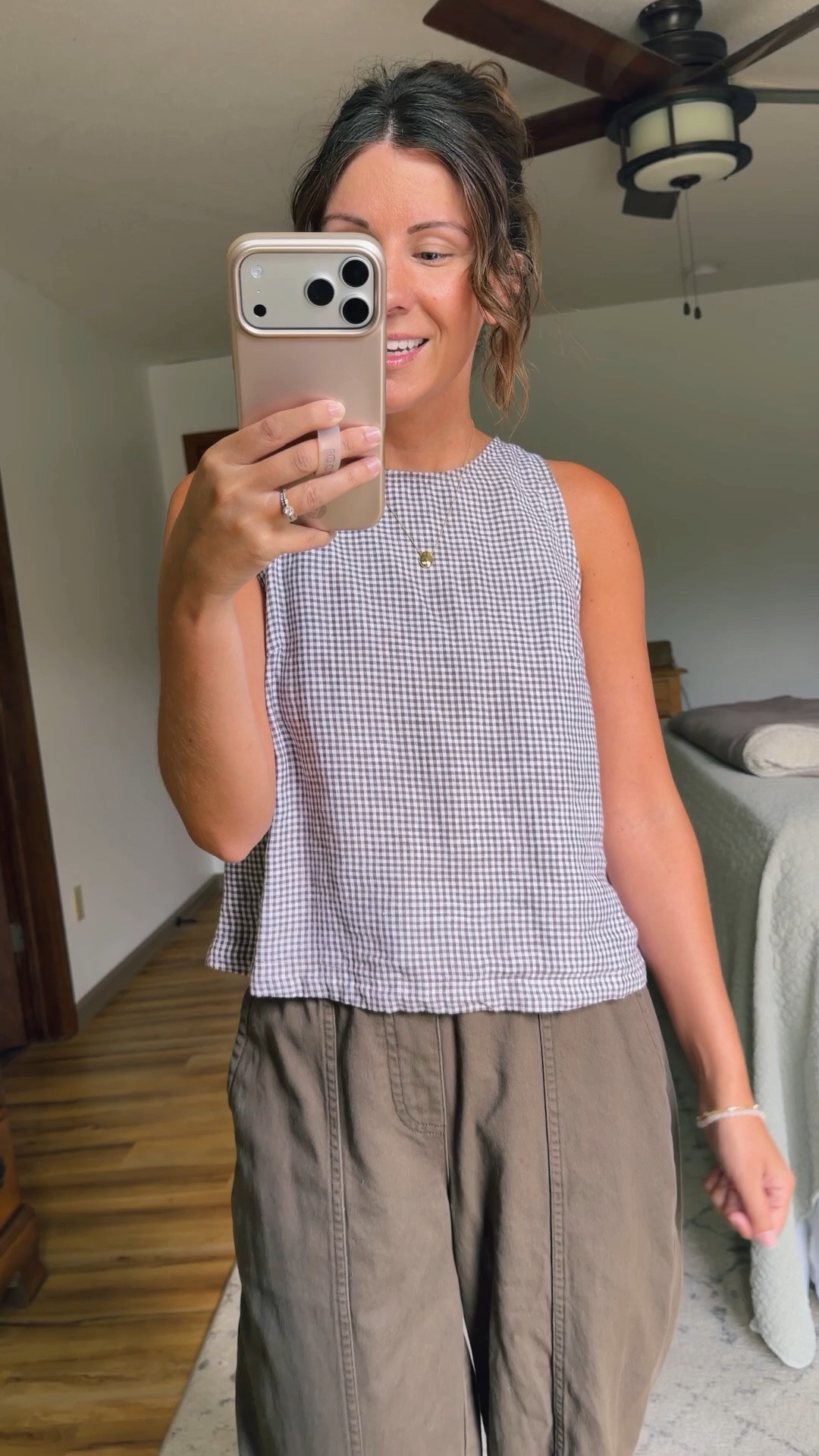 xs in my linen tank and 36 in my Birkenstock clogs. My pants are from last year, but old navy brought back a similar style and I linked those. I wear xs petite.

#LTKPetite #LTKSeasonal #LTKgrwm