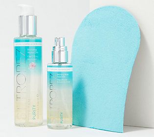 A-D St. Tropez Purity Gel & Face Mist with Mitt Auto-Delivery | QVC
