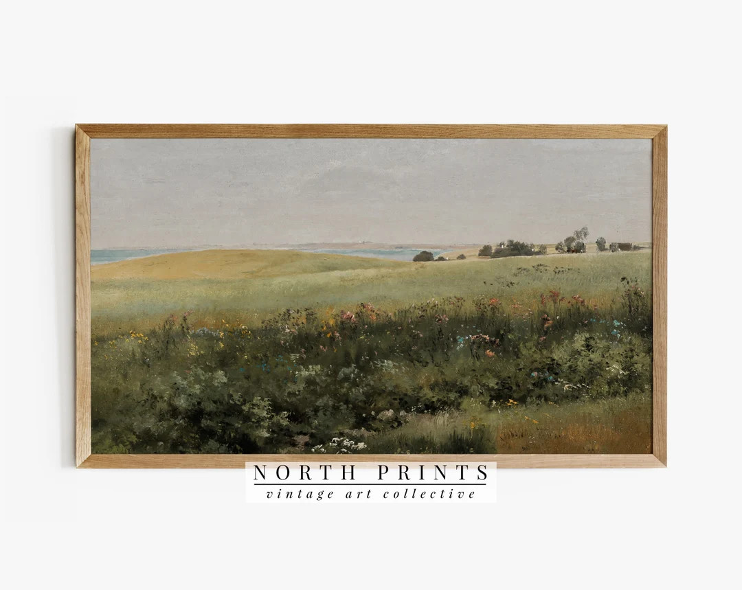 Samsung Frame TV Art Spring Landscape DIGITAL Vintage Painting TV97 - Etsy | Etsy (US)