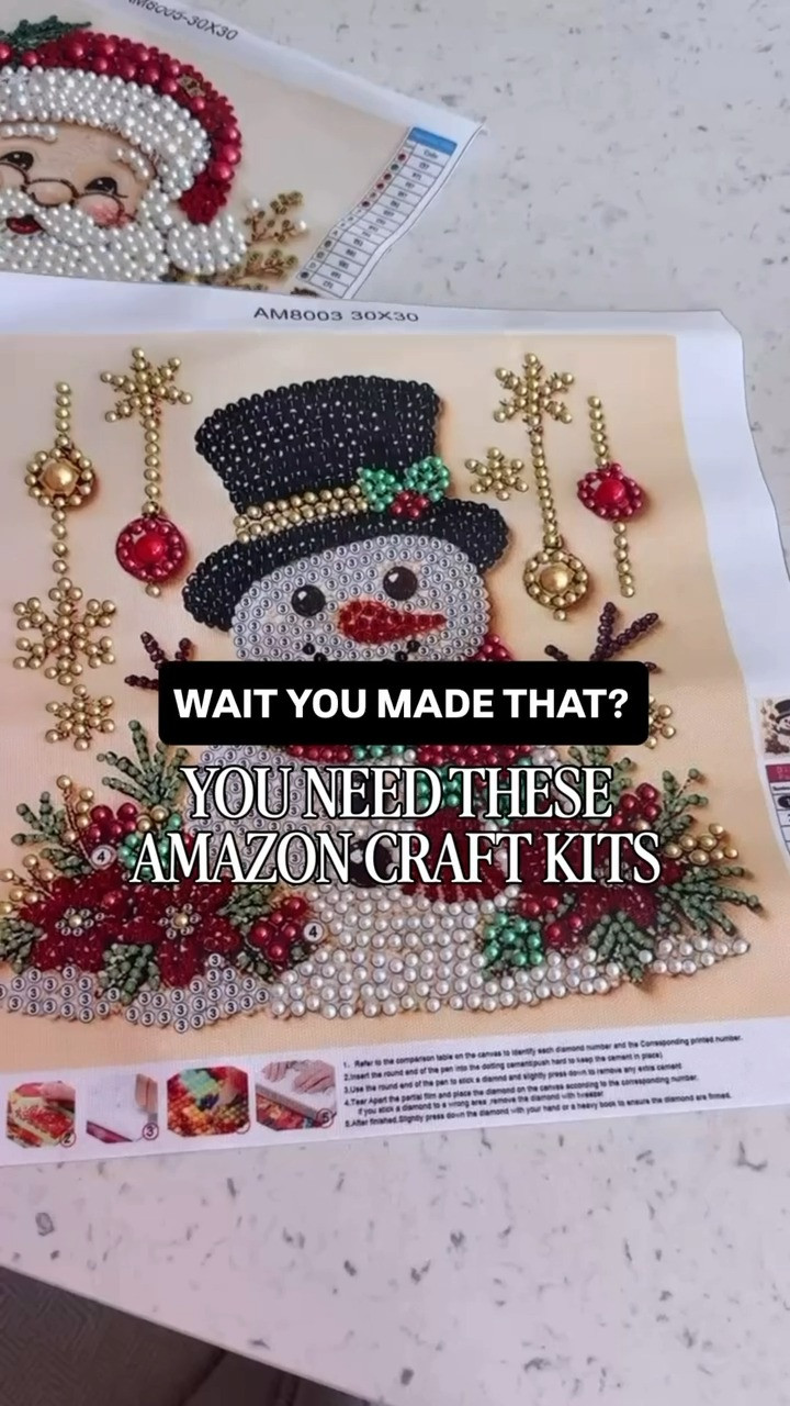 You need these amazon craft kits! Such a cute idea for kiddos for the holidays for some screen free time! 

 #LTKSeasonal #LTKBaby #LTKKids