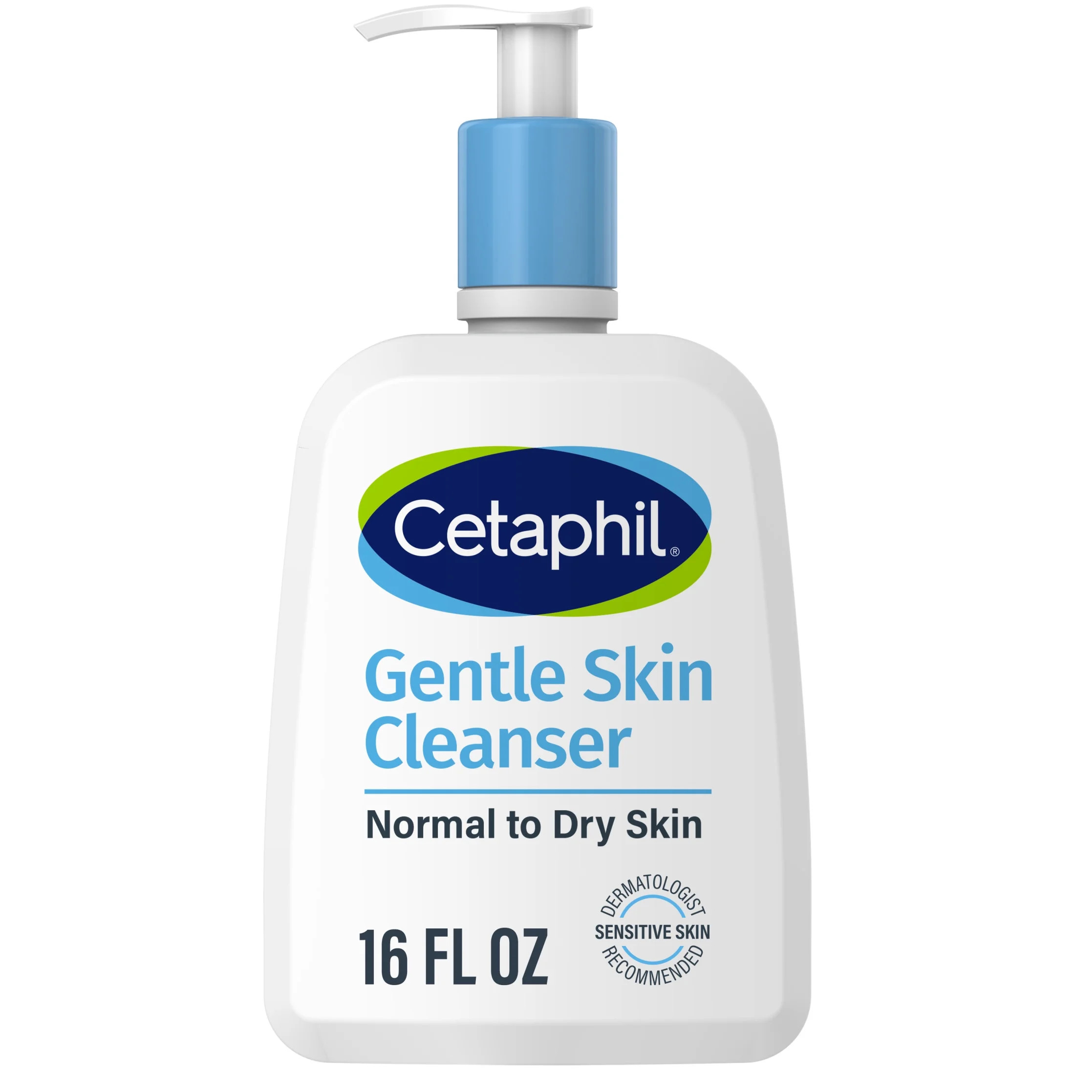 Cetaphil Face Wash Hydrating Gentle Skin Cleanser for Dry to Normal Sensitive Skin, 16 oz | Walmart (US)
