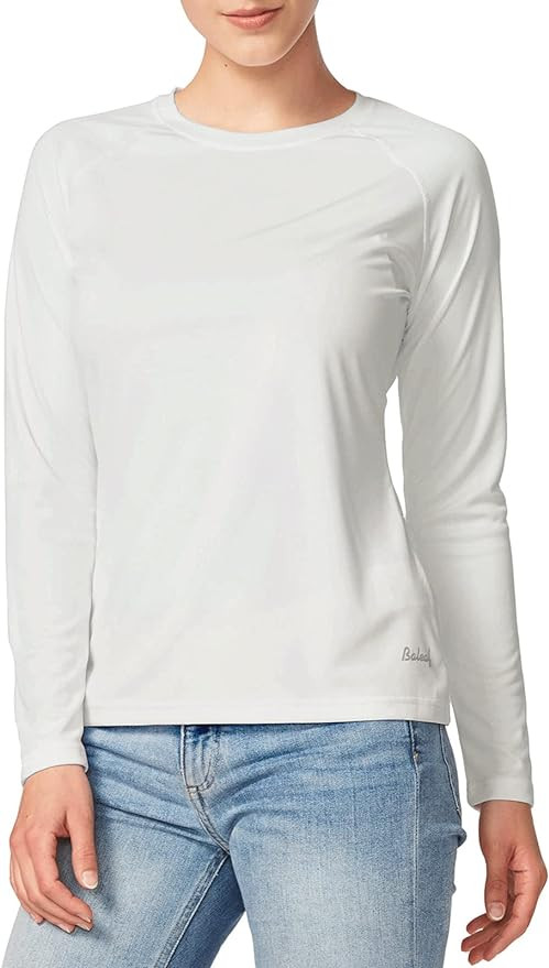 BALEAF Women's UPF 50+ Sun Shirts Long Sleeve UV Protection Rash Guard Lightweight Quick Dry SPF ... | Amazon (US)