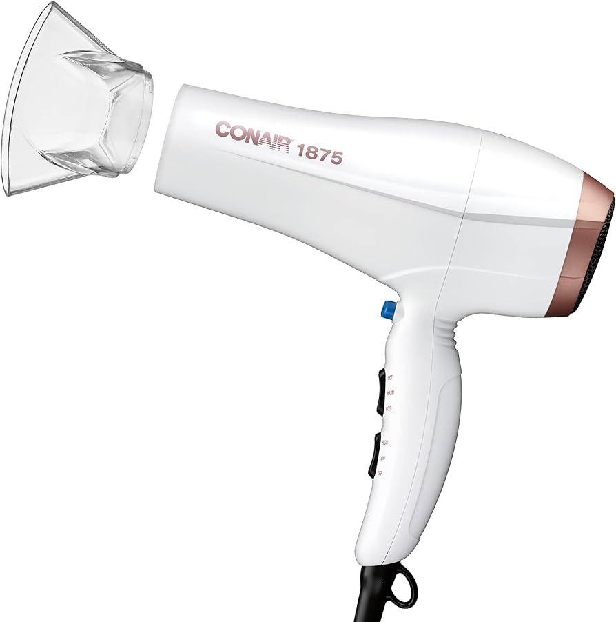 Double Ceramic Hair Dryer, 1875W Hair Dryer with Ionic Conditioning               
Material: Cera... | Amazon (US)