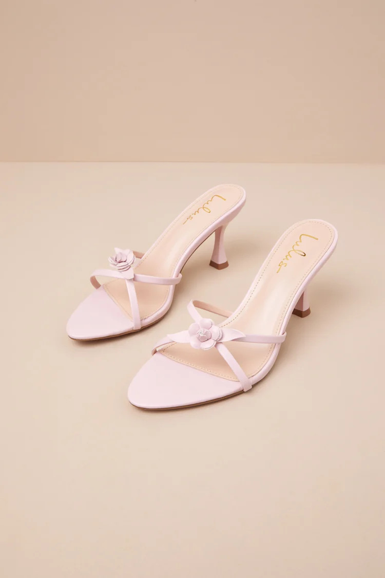 Patrika Pink Floral Applique High Heel Slide Sandals
            Lulus
         $39
        Produ... | Lulus