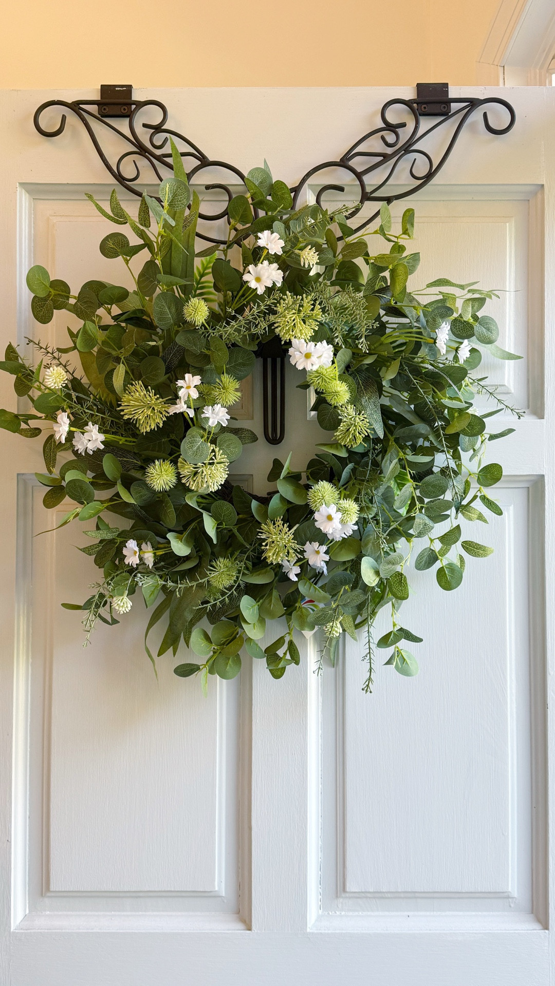 I always get questions about this wreath holder.  And it’s truly a good one!  It comes several styles and 4 different colors.  And I love that it’s adjustable.  .  

#LTKHome #LTKSeasonal