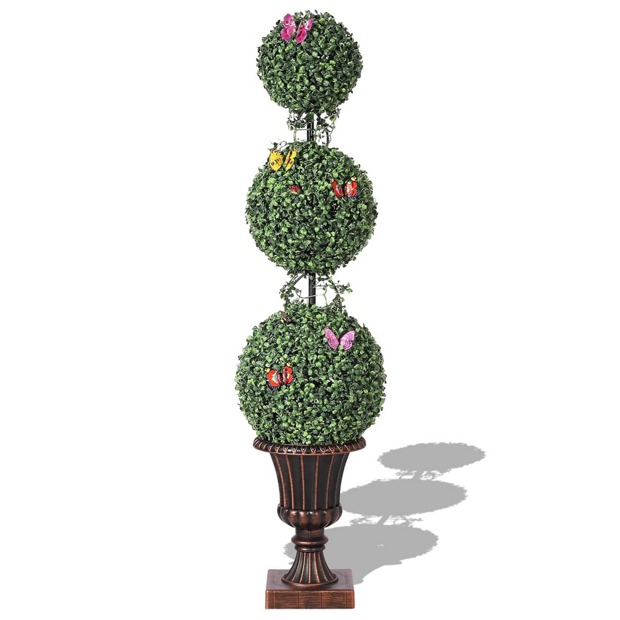 IDEALHOUSE Artificial Triple Ball Topiary, UV Resistant Outdoor Décor | Kohl's