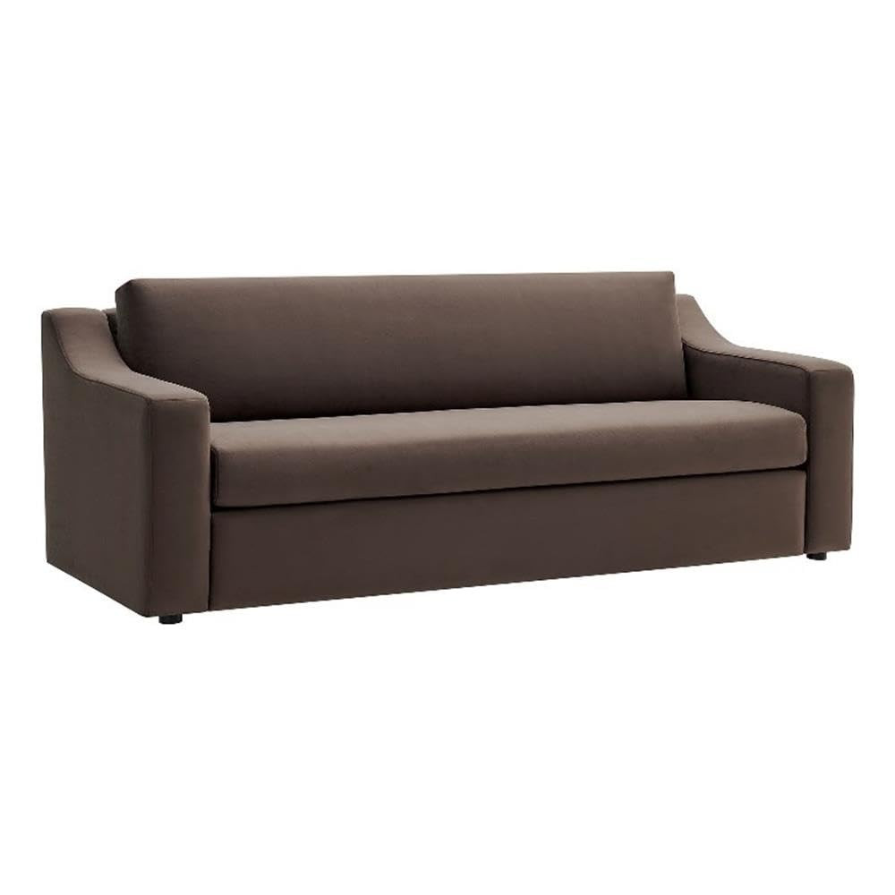Modway Liora 87 Inch Stain-Resistant Performance Velvet Sofa in Chocolate Brown - 3 Seater Uphols... | Amazon (US)