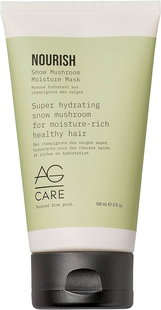 AG Care Nourish Snow Mushroom Hair Mask with Avocado Oil - Deep Conditioner for Dry Damaged Hair,... | Amazon (US)