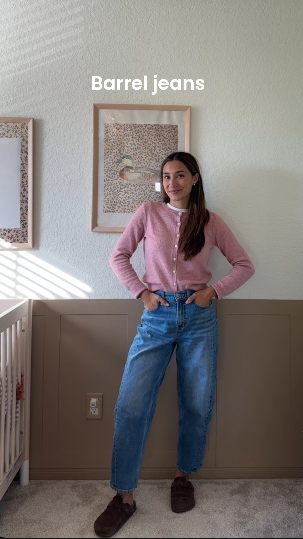 Casual mom outfit for fall. Love these barrel jeans and they’re under $50!

#LTKStyleTip #LTKPetite 

#LTKFindsUnder50 #LTKStyleTip #LTKPetite