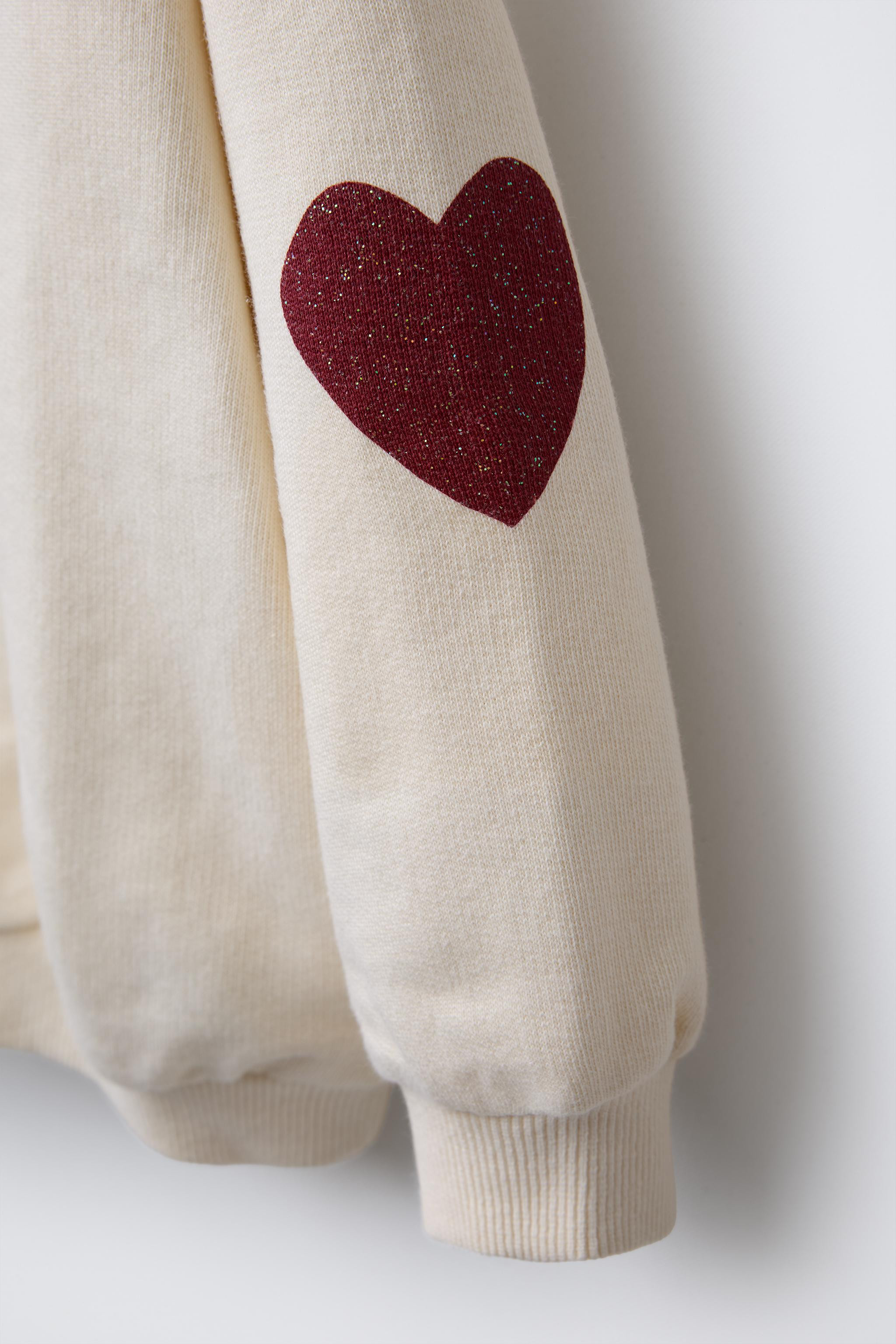 “LOVE” EMBROIDERY SWEATSHIRT | Zara US