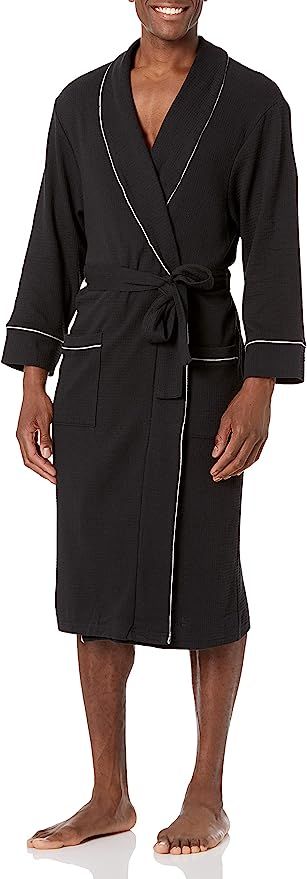 Amazon Essentials Men's Waffle Shawl Robe | Amazon (US)