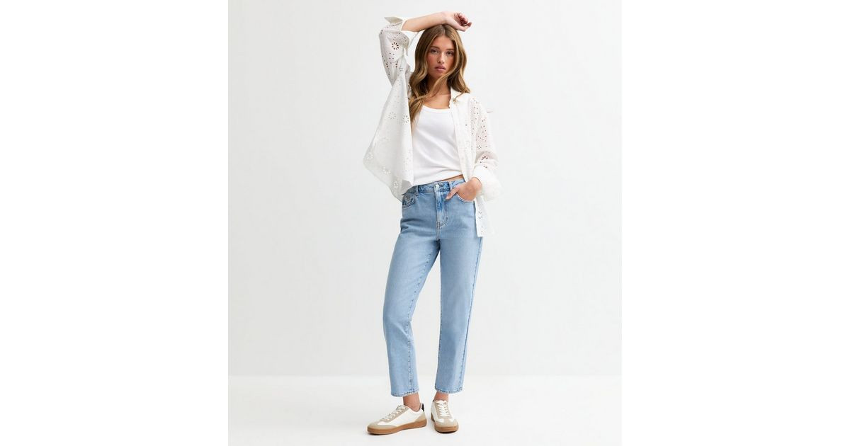 Light Blue Straight Hannah Jeans | New Look | New Look (UK)