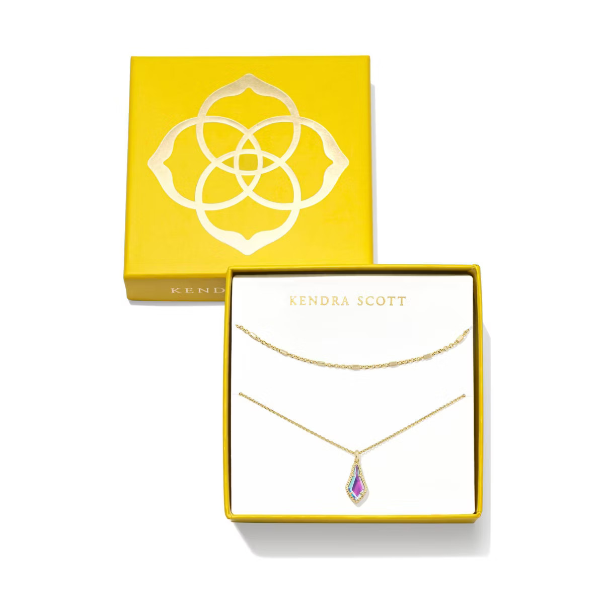 Kendra Scott Jesse Multi-Strand Necklace Gift Set 2pc - Rose Quartz | Target