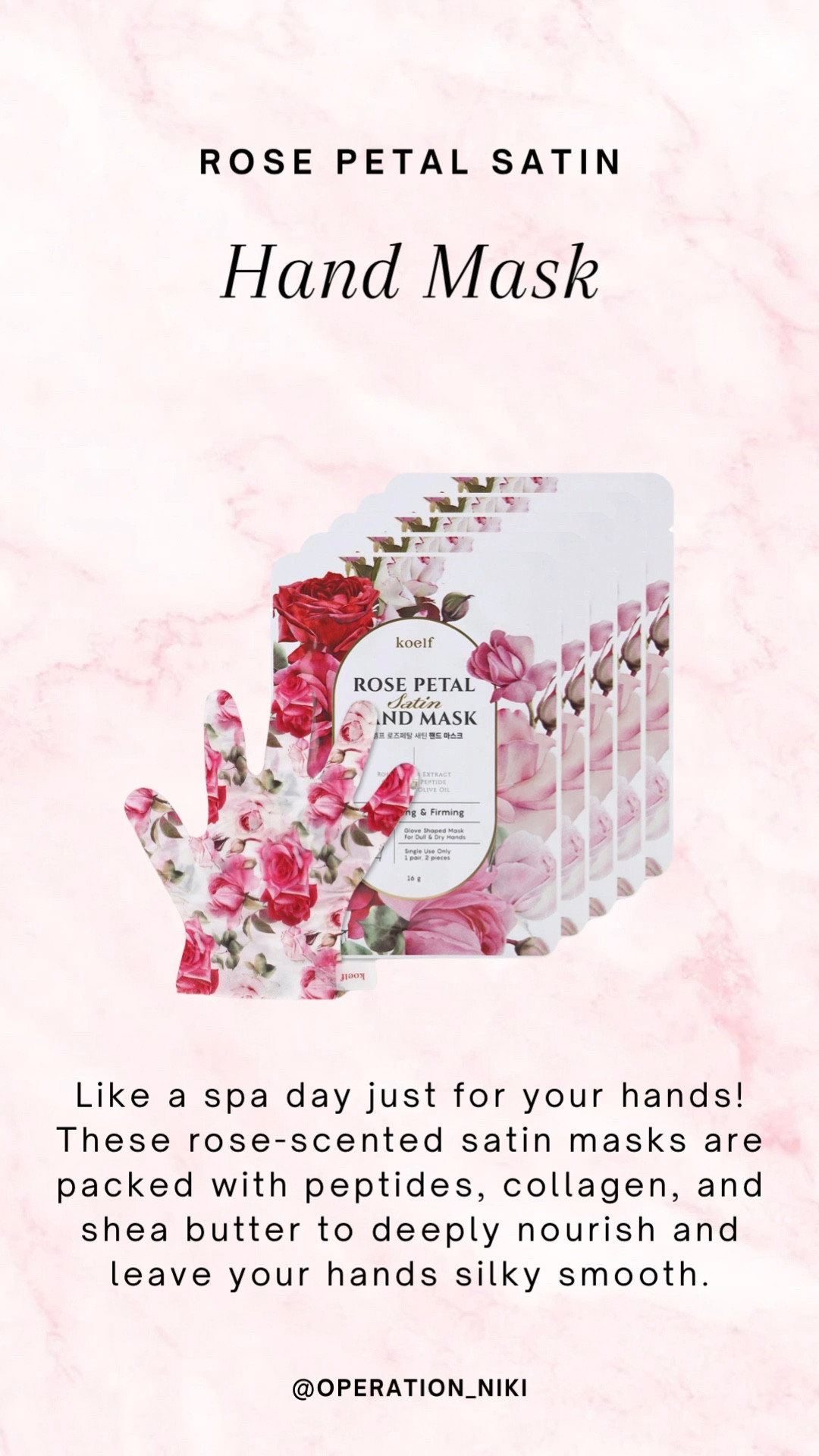 Like a spa day just for your hands! These rose-scented satin masks are packed with peptides, collagen, and shea butter to deeply nourish and leave your hands silky smooth.

#LTKHome #LTKFindsUnder50 #LTKBeauty