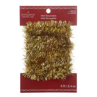 Find the 8ft. Mini Gold Tinsel by Ashland® | Michaels | Michaels Stores