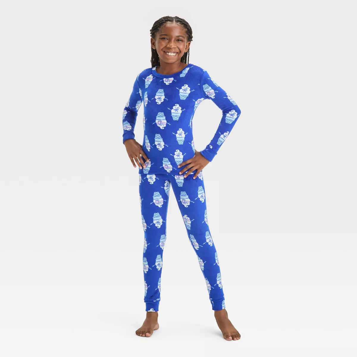 Kids' 2pc Christmas Snuggly Soft Snug Fit Long Sleeve Pajama Set - Cat & Jack™ | Target