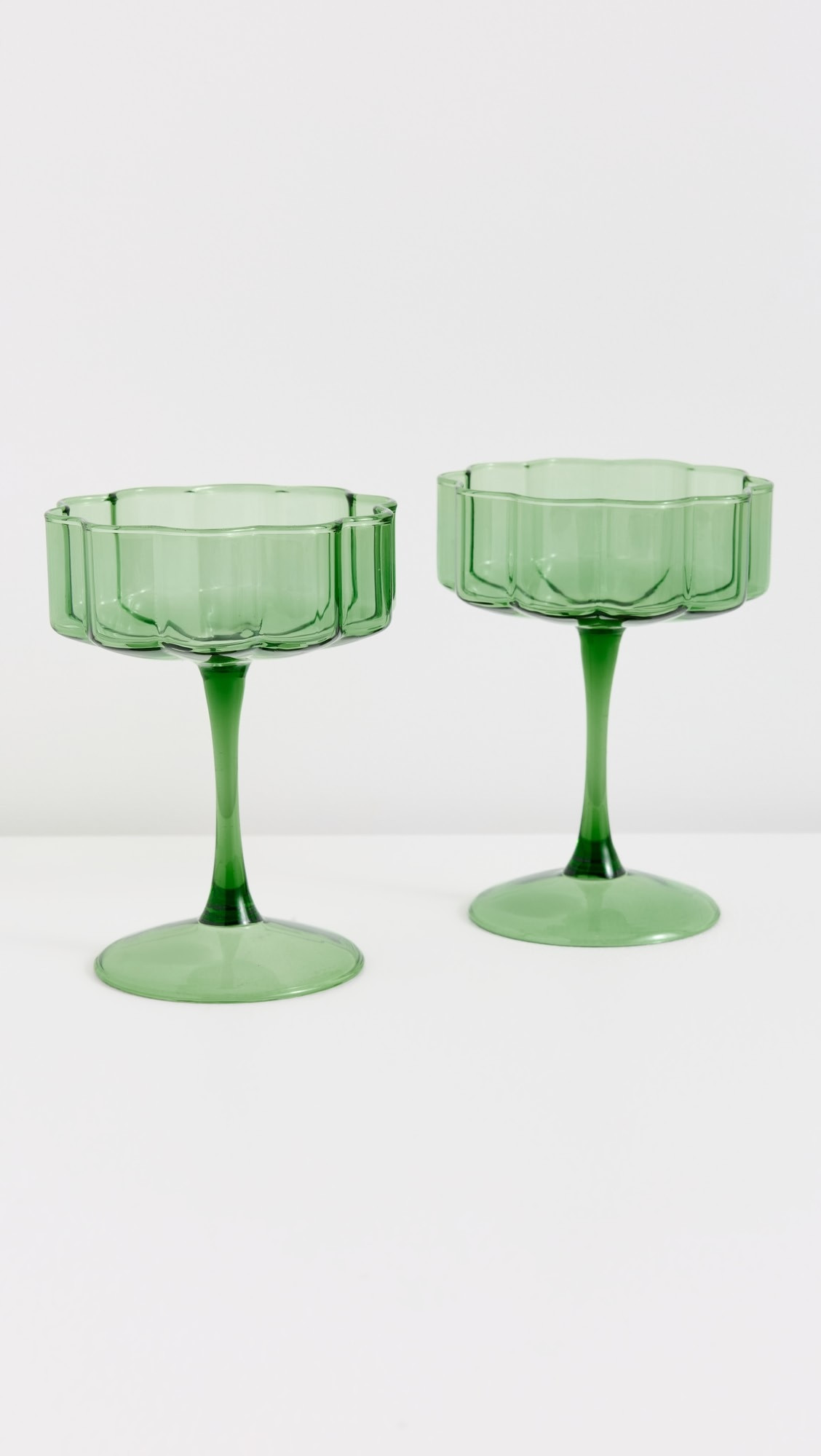 Wave Coupe Glasses Set of 2 | Shopbop