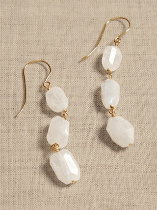 Moonstone Trio Earrings | Aureus + Argent | Banana Republic (US)