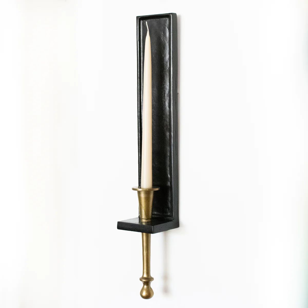 Brass and Bronze Taper Sconce | Stoffer Home