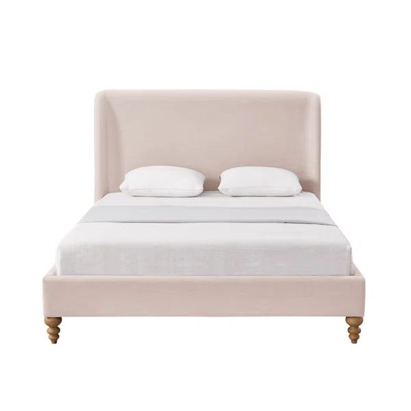 Shabby Chic Rosalee Linen Modern Modern Contemporary Platform Bed | Wayfair North America
