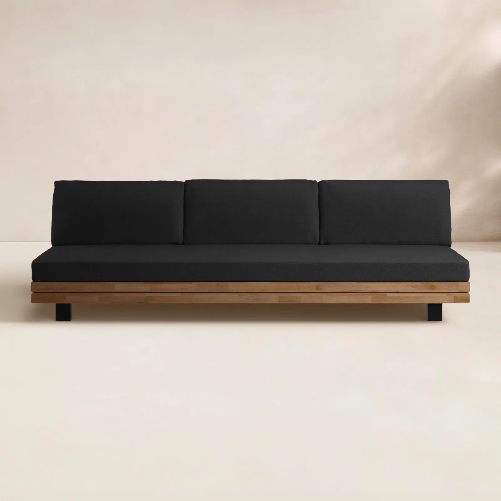 Veridian 91'' Wide Rectangle Patio Sofa with Cushions | Birch Lane