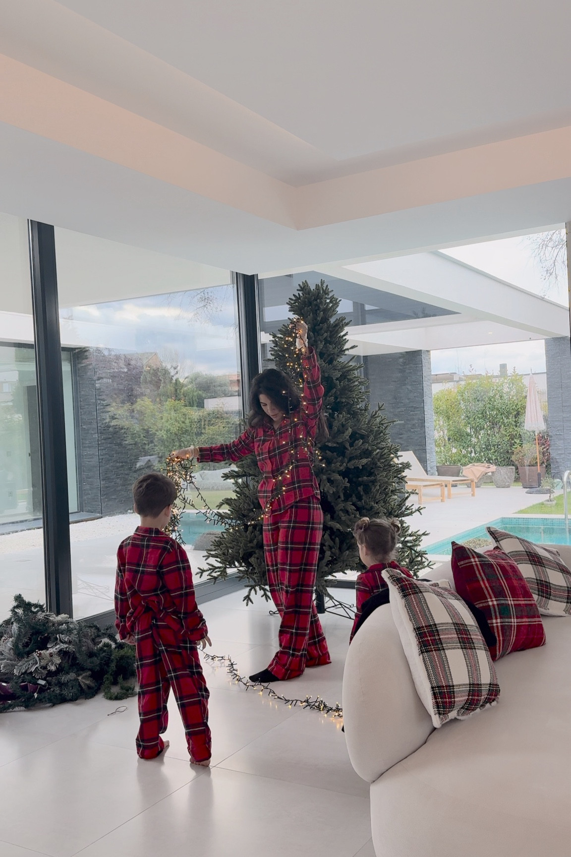 All dressed up in our Christmas PJs, ready to deck the halls (and the tree)! 🎄✨ This cozy tradition is always my favorite part of the season—making memories and a little mess along the way 😉🎁 #ChristmasMagic #HolidayTraditions #CozyVibes #ChristmasPJGoals

#LTKSeasonal