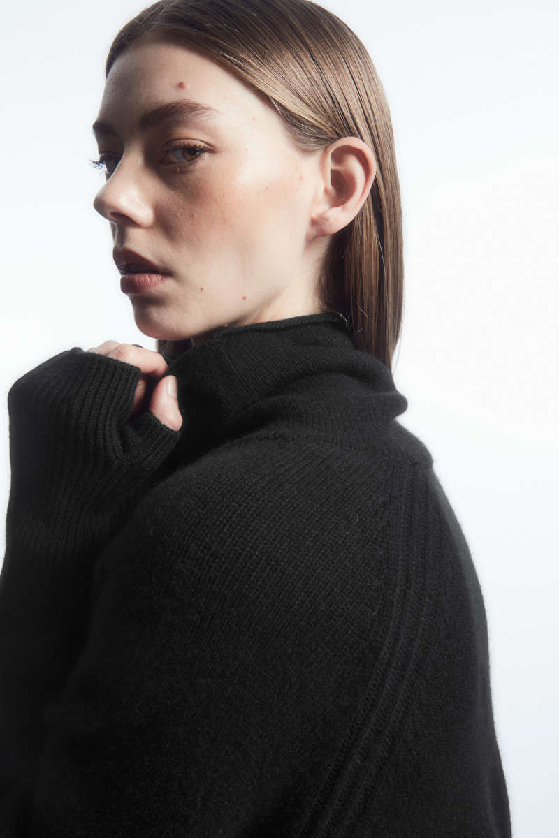 PURE CASHMERE TURTLENECK SWEATER | COS (US)