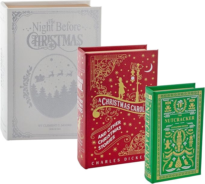 Magic Nesting Christmas Books (Set of 3); Russian Doll Style Hidden Books, Holiday Themed Fake Bo... | Amazon (US)