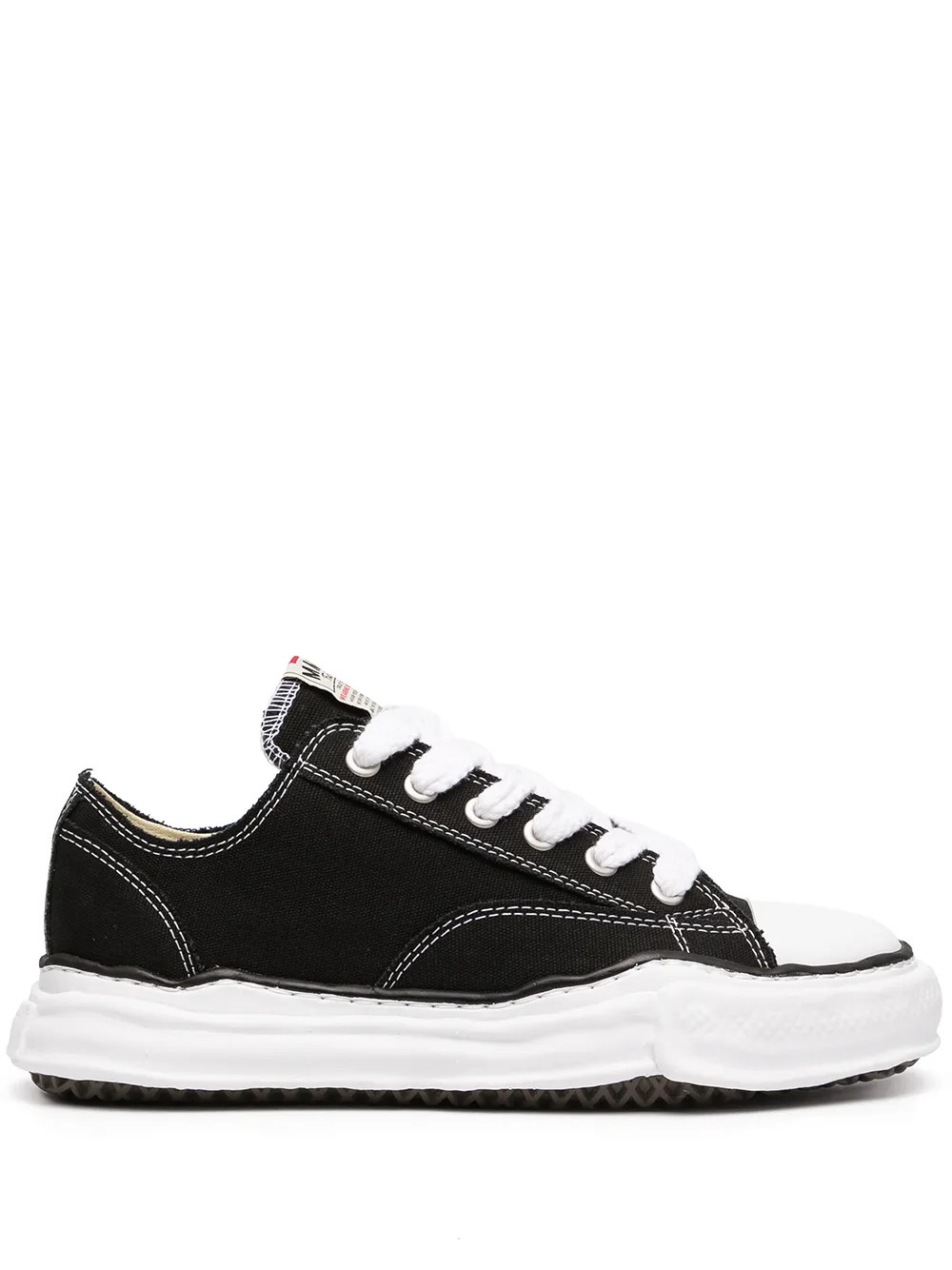 Maison MIHARA YASUHIRO Black Peterson Original Sole Sneakers | Black | FARFETCH UK | Farfetch Global