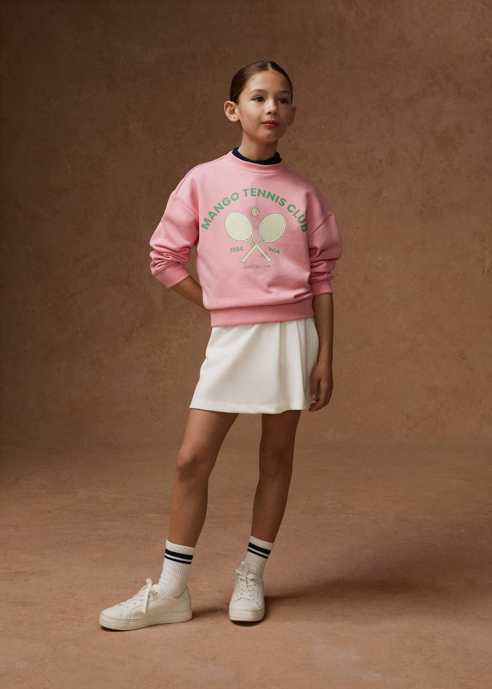 Wide pleated skirt -  Girls | Mango Kids United Kingdom | MANGO (UK)