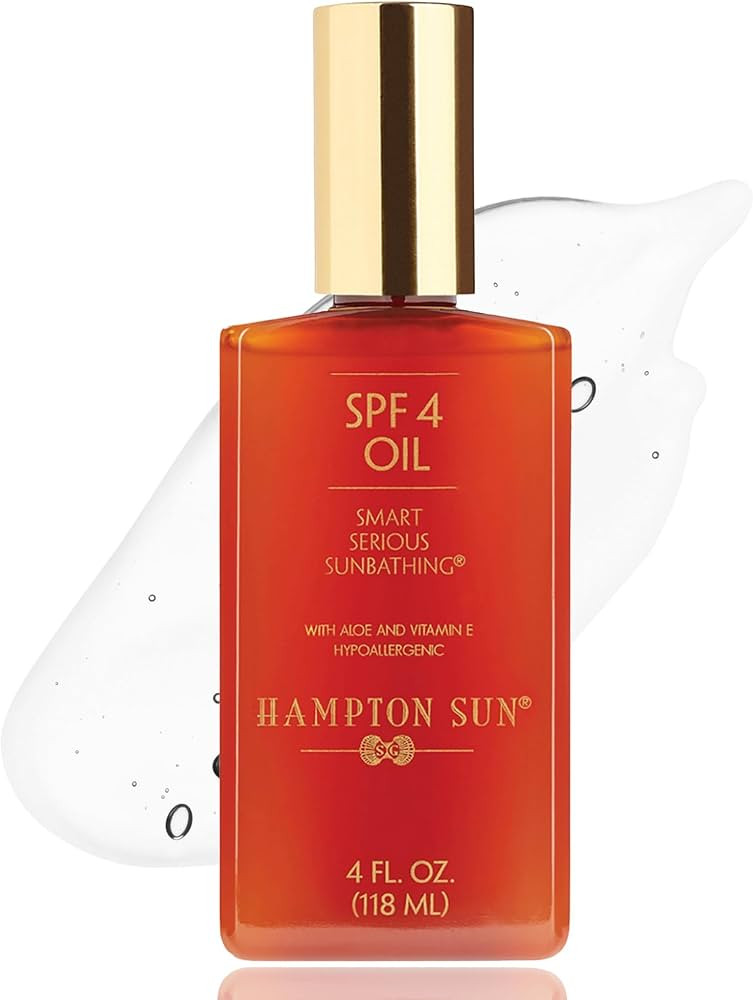 Hampton Sun SPF 4 Oil, 4 Fl Oz (Pack of 1) | Amazon (US)