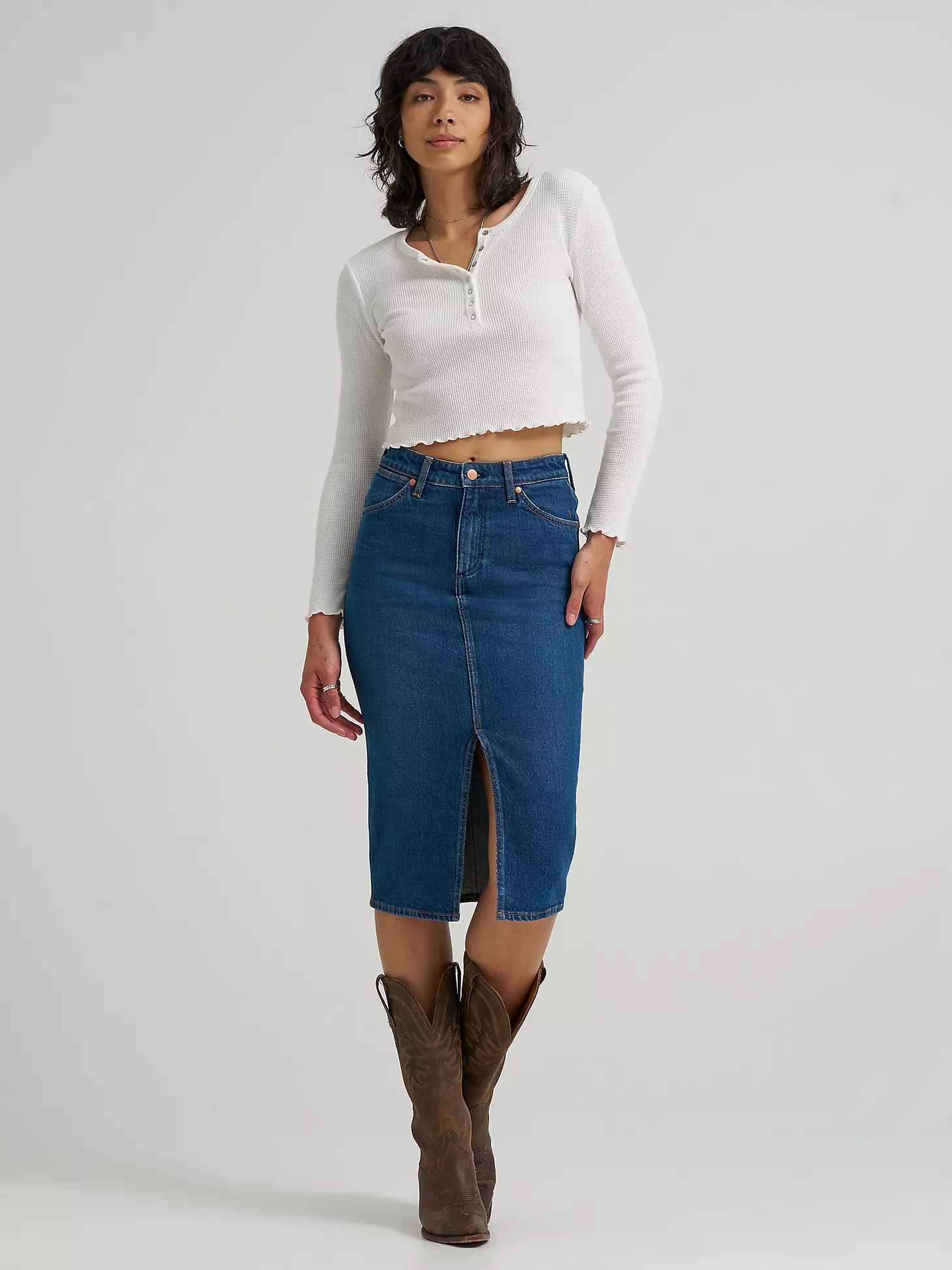 Women's Denim Pencil Skirt | Wrangler