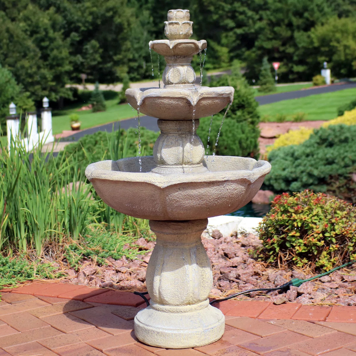 Rolf Birds' Delight Traditional 3-Tier Fibreglass Water Fountain | Wayfair North America