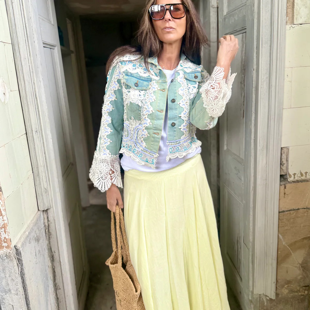 Jade Maxi Skirt - Yellow | Law and Co