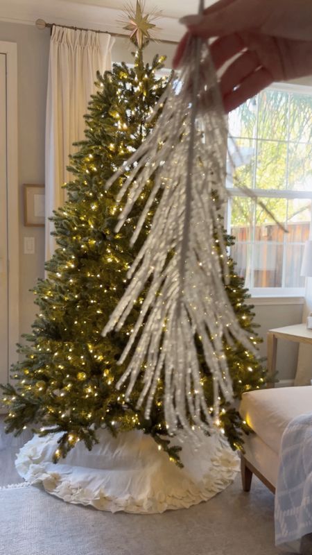 Feeling merry and bright as I reveal our coastal Parisian-inspired Christmas tree decor! 🎄✨ Embracing the holiday spirit with the 7.5’ Aspen from King of Christmas adorned with elegant ornaments and twinkling lights. My living room has been transformed into a winter wonderland! #ChristmasDecor #CoastalChristmas #ParisianInspiration #HolidayCheer #KingOfChristmas 

#LTKhome #LTKVideo #LTKHoliday
