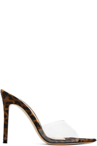 Brown Elle 85 Mules | SSENSE