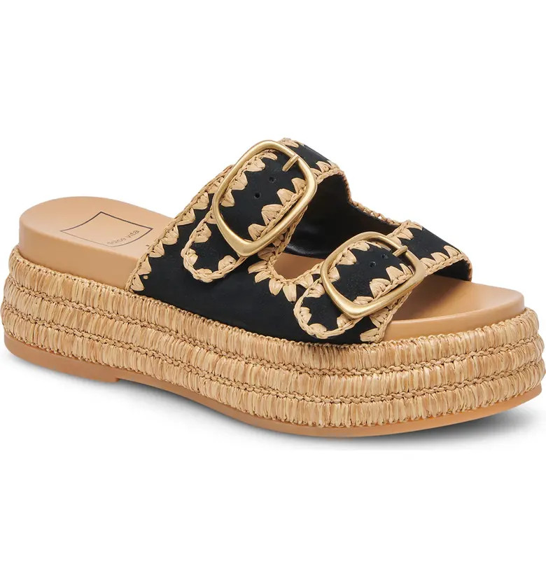 Dolce Vita Wanika Jute Platform Slide Sandal (Women) | Nordstrom | Nordstrom