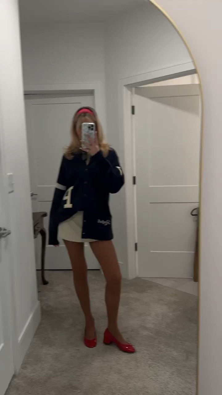 Love this oversized Polo cardigan 🫶🏼 Wearing bo&tee skirt under! 

fall fashion, outfit inspo, chic style, trendy fashion, ootd 

#LTKStyleTip