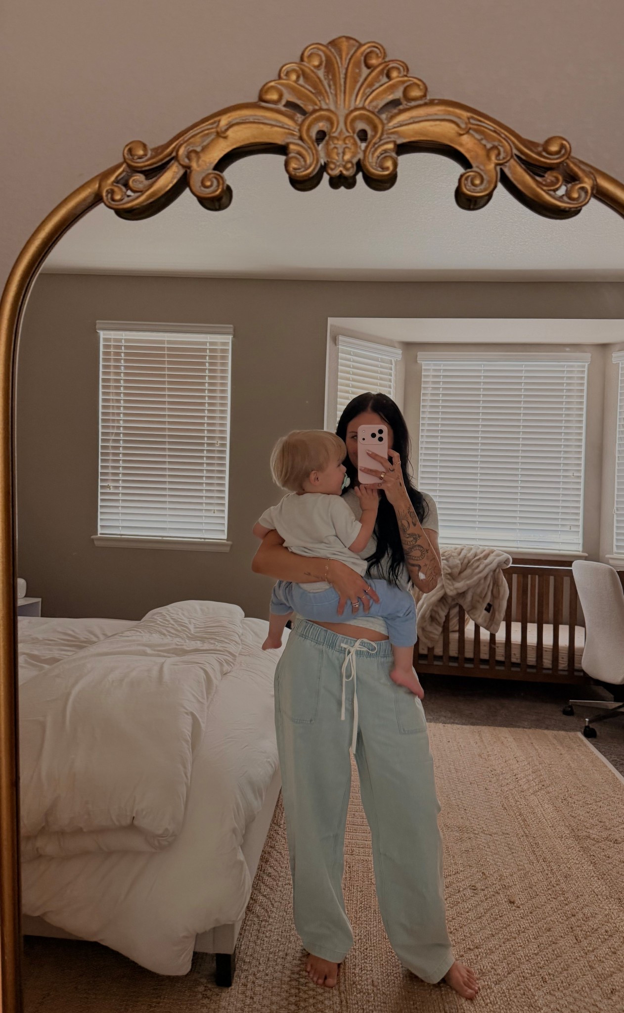 Wearing a small top & medium bottom 

#LTKgrwm #LTKmomlife