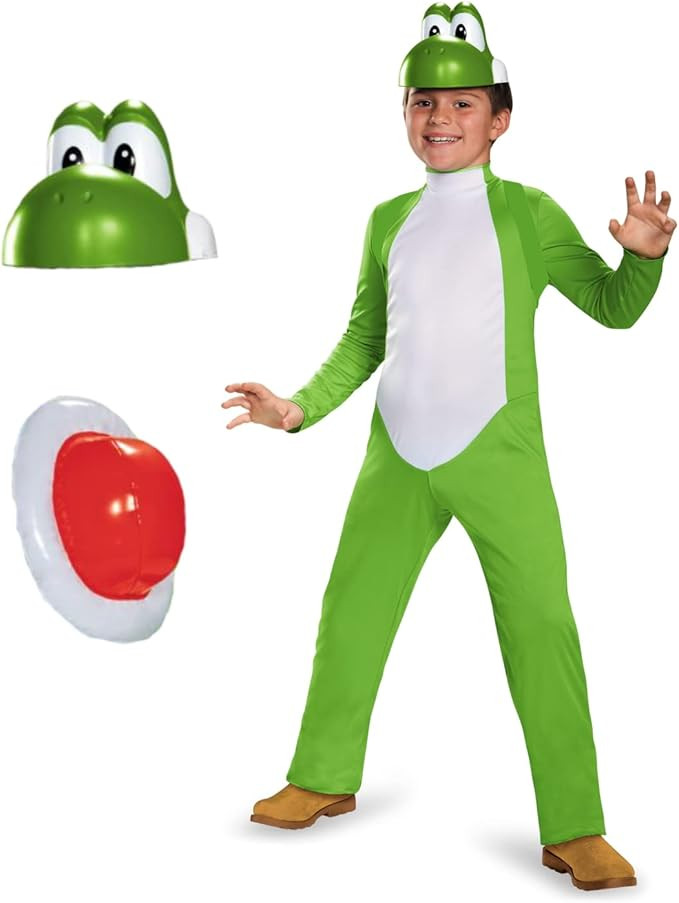 Nintendo Disguise Yoshi Deluxe Costume Costume Outfit | Amazon (US)