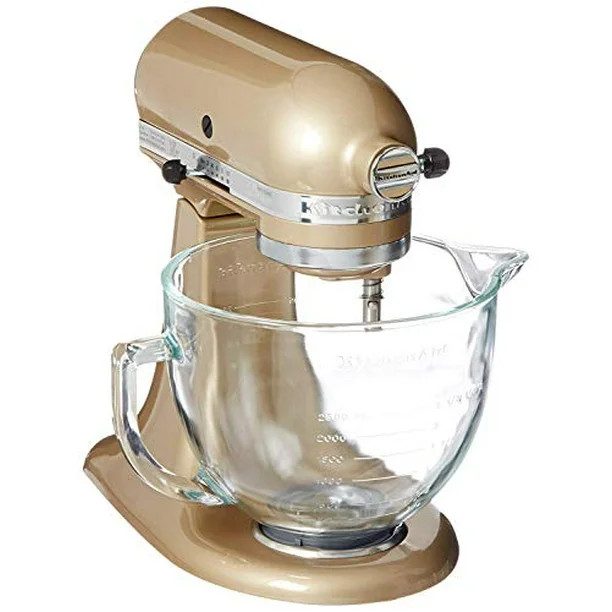 KitchenAid 5-Quart Stand Mixer Glass Bowl Champagne Gold | Walmart (US)