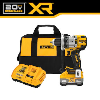DEWALT XR 1/2-in 20-volt Max Variable Brushless Cordless Hammer Drill (1-Battery and Charger Incl... | Lowe's